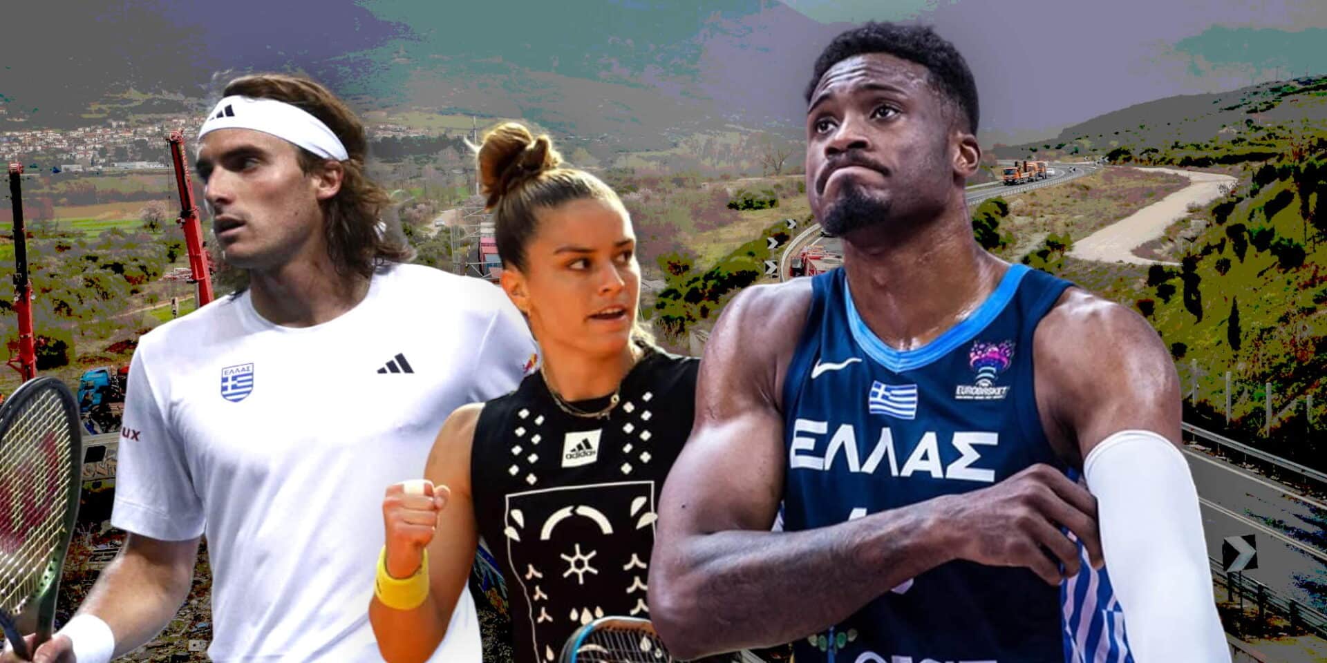 Θανάσης Αντετοκούνμπο, Μαρία Σάκκαρη, και Στέφανος Τσιτσιπάς εξέφρασαν τη θλίψη τους για την τραγωδία στα Τέμπη