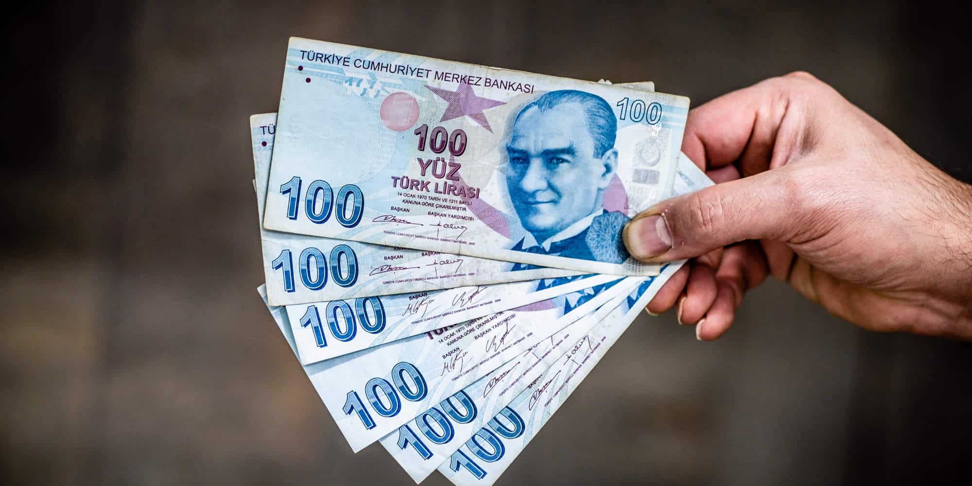 Χαρτονομίσματα της τουρκικής λίρας