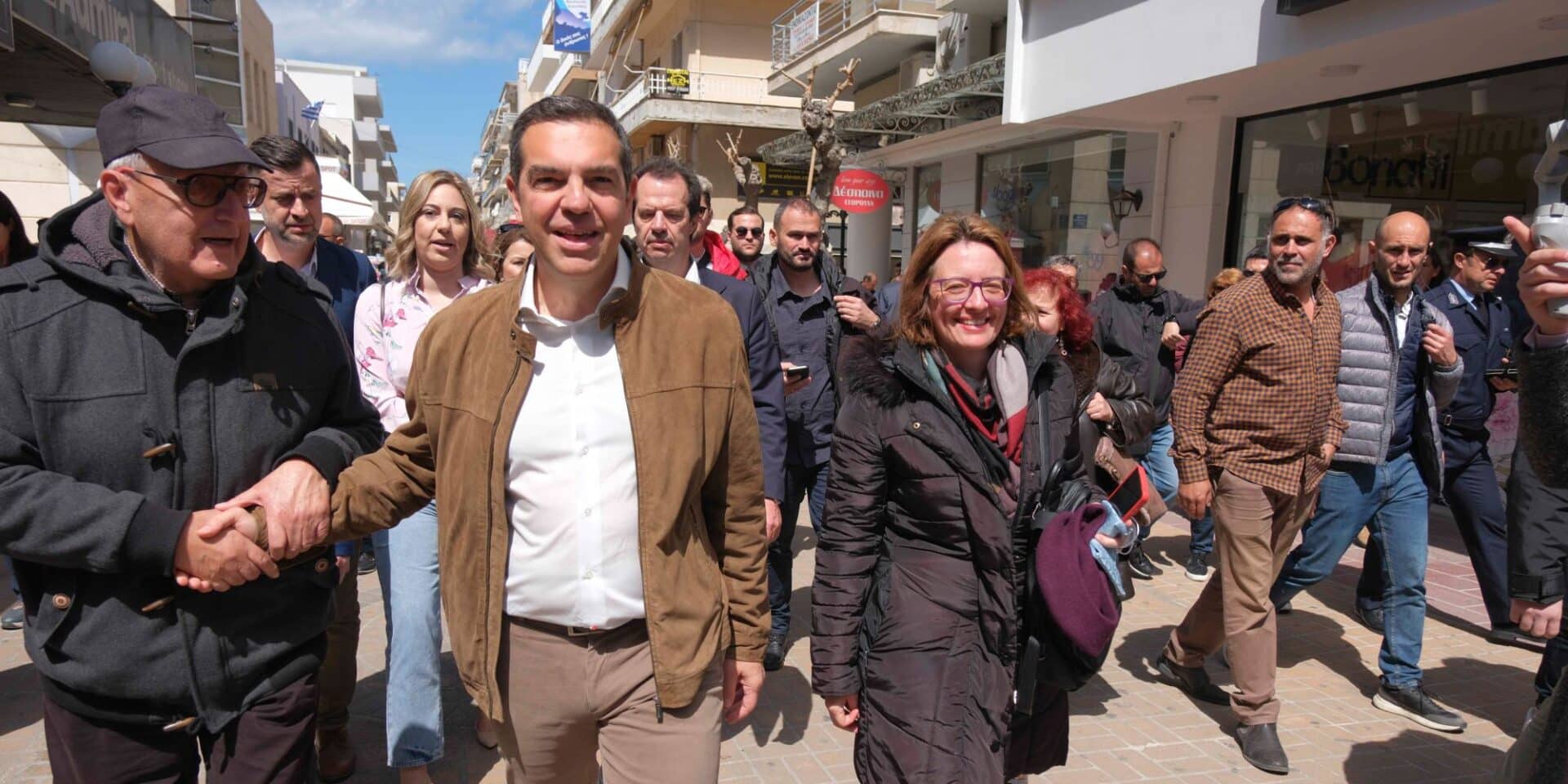 Ο Αλέξης Τσίπρας στην Κόρινθο