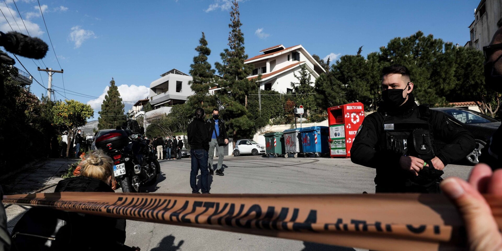 Το σημείο δολοφονίας του Γιώργου Καραϊβάζ
