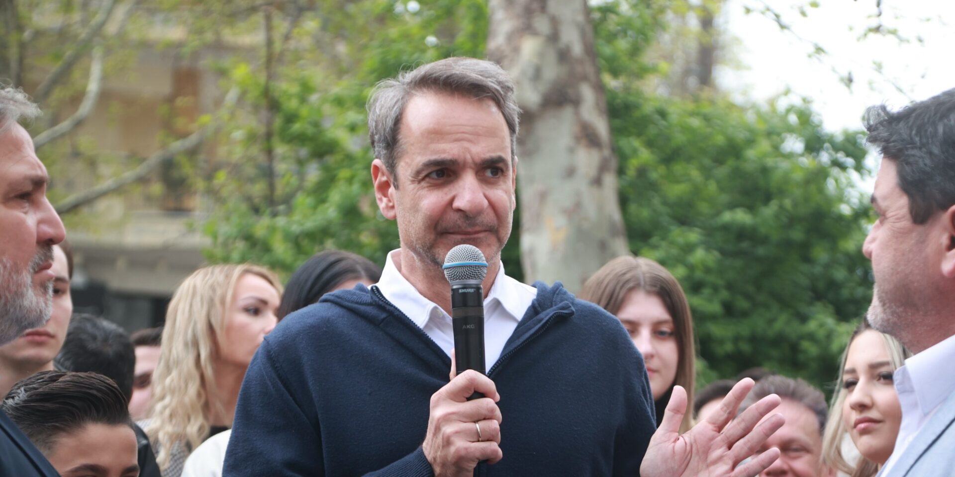 Ο Κυριάκος Μητσοτάκης σε παλιότερη περιοδεία