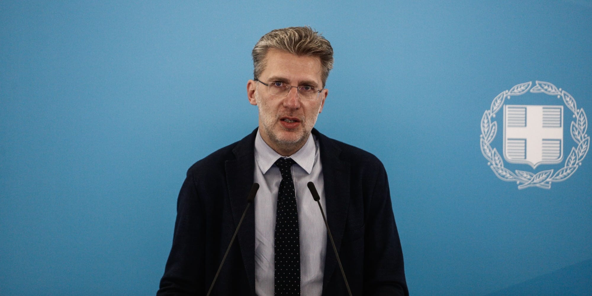 Ο υπουργός Επικρατείας και νέος κυβερνητικός εκπρόσωπος, Άκης Σκέρτσος