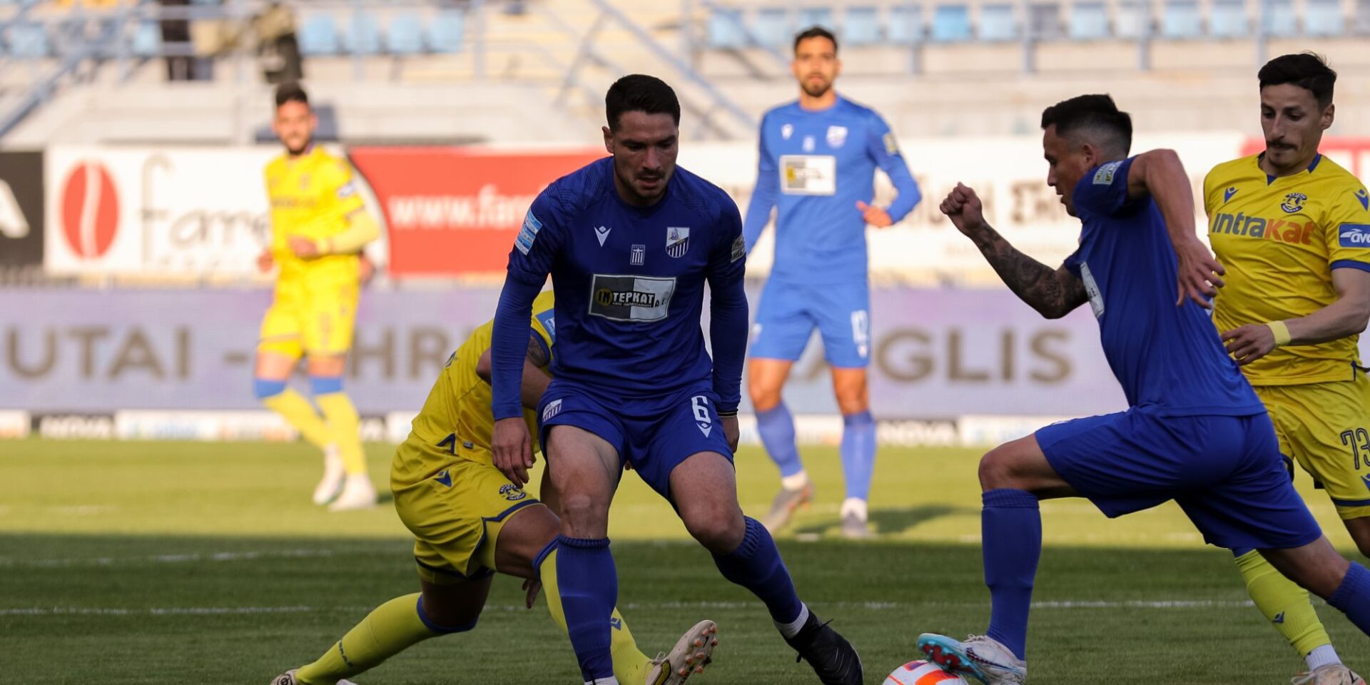 Φάση από το Αστέρας Τρίπολης-Λαμία για την Super League