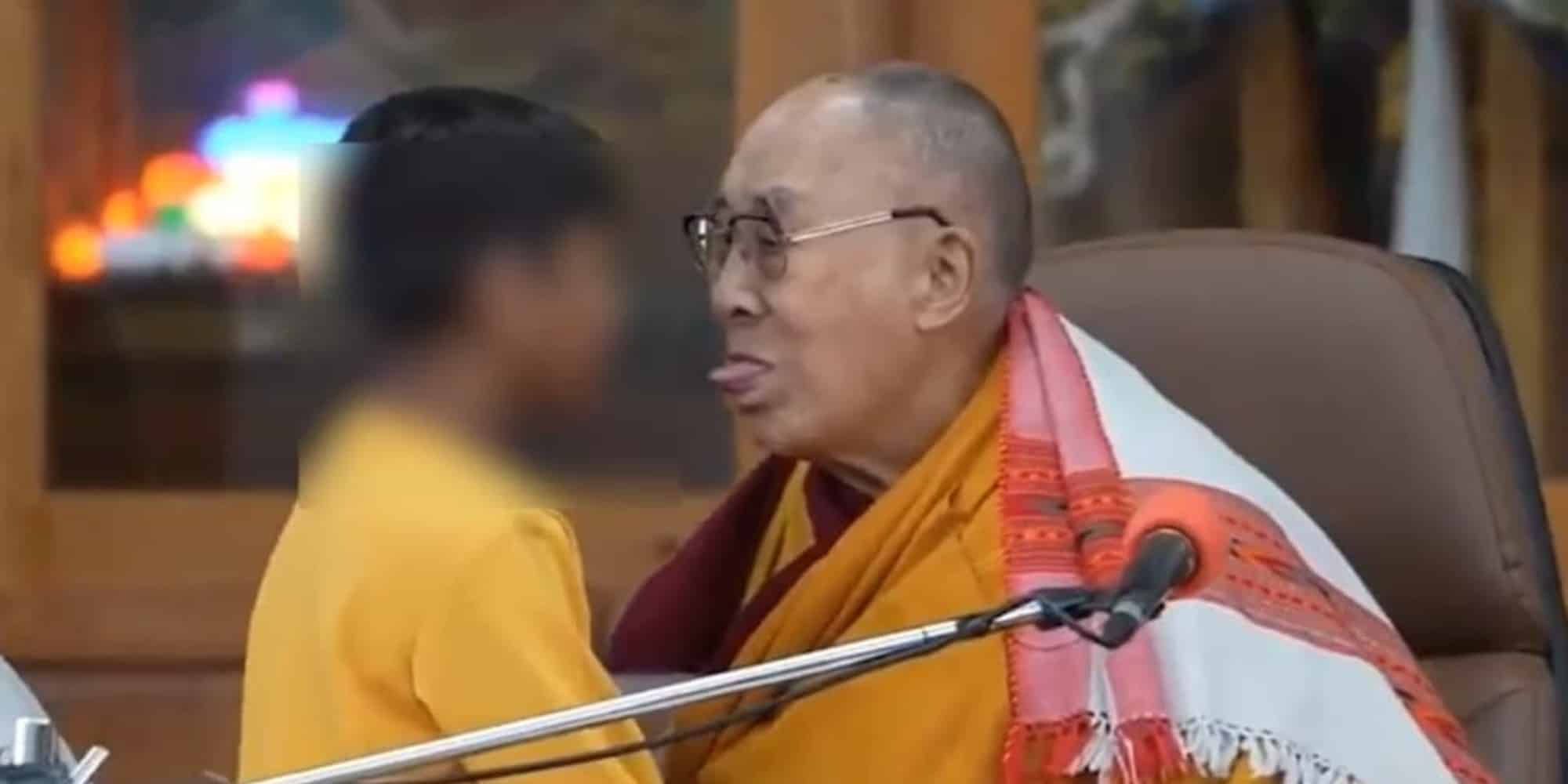 Ο Δαλάι Λάμα με το παιδί