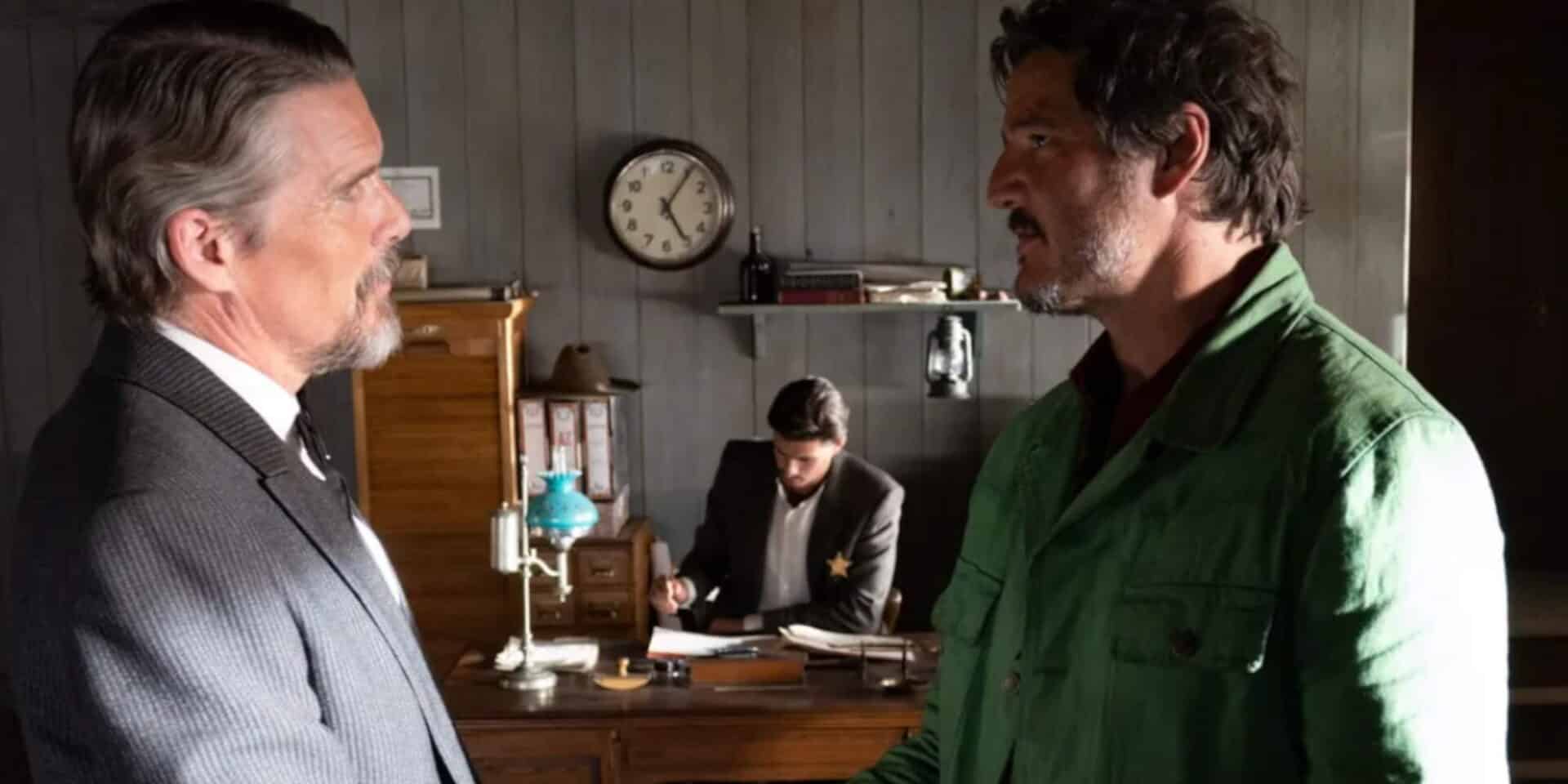 Ίθαν Χοκ και Πέδρο Πασκάλ στην ταινία του Πέδρο Αλμοδόβαρ Strange Way Of Life