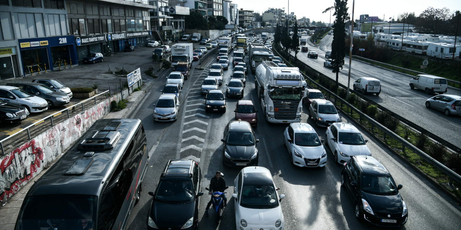 Ο Κηφισός σε ώρα αιχμής / Φωτογραφία: Eurokinissi