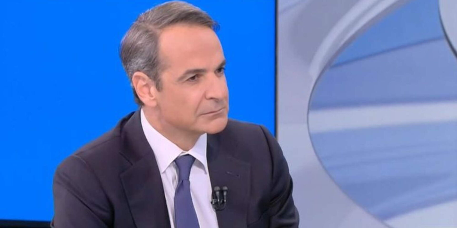 Ο πρόεδρος της ΝΔ, Κυριάκος Μητσοτάκης στον Alpha