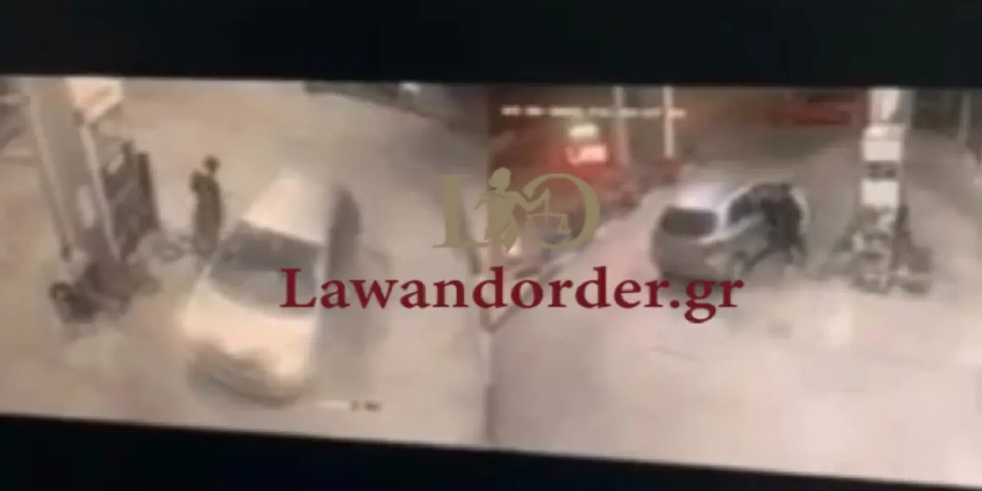 Στιγμή από τη ληστεία στο Πέραμα