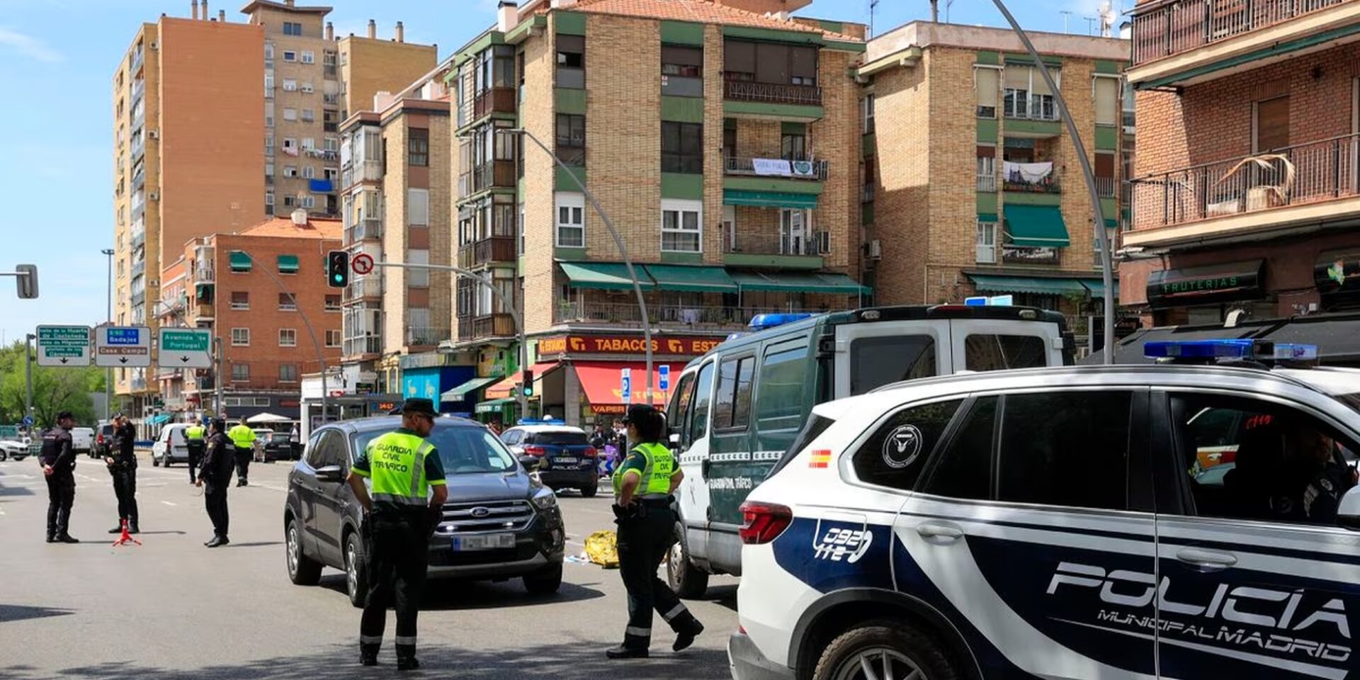 H αστυνομία στη Μαδρίτη μετά από συμβάν με δύο νεκρούς