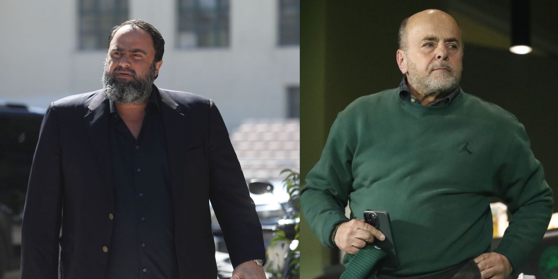 Ο Βαγγέλης Μαρινάκης και ο Γιάννης Αλαφούζος