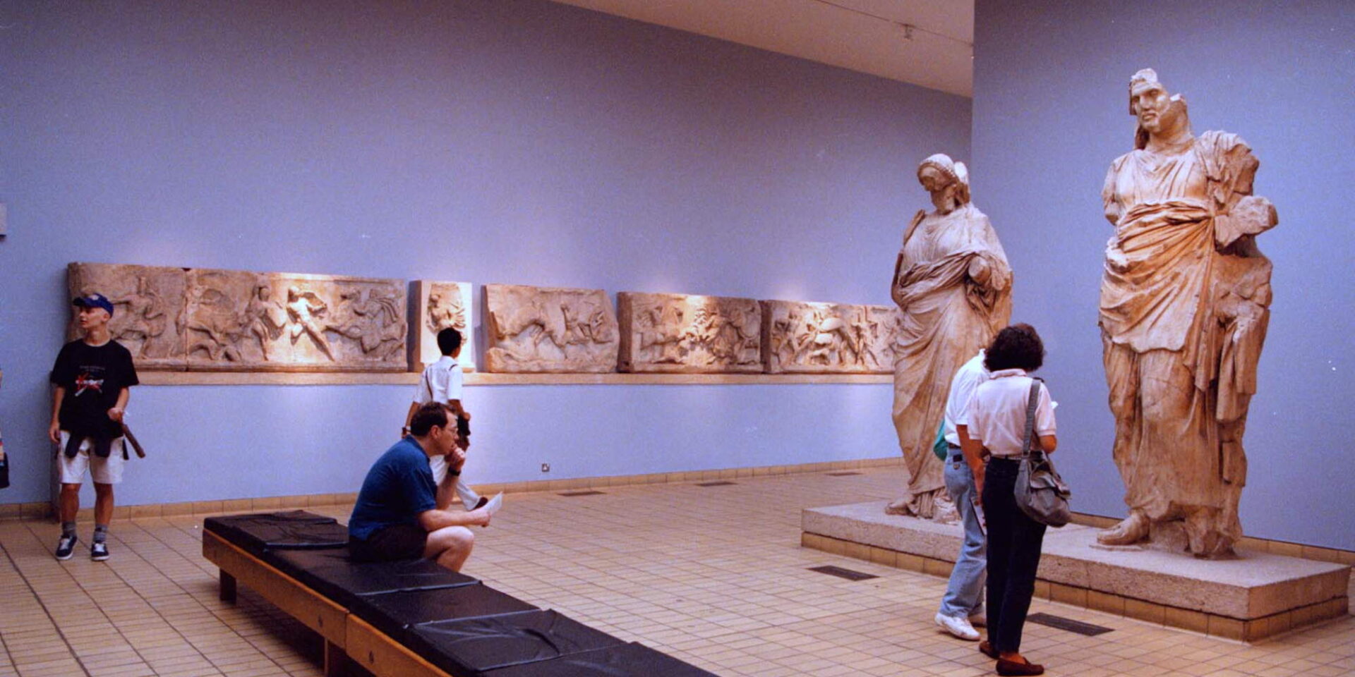 Τα Μάρμαρα του Παρεθνώνα στο βρετανικό Μουσείο / Φωτογραφία: Eurokinissi