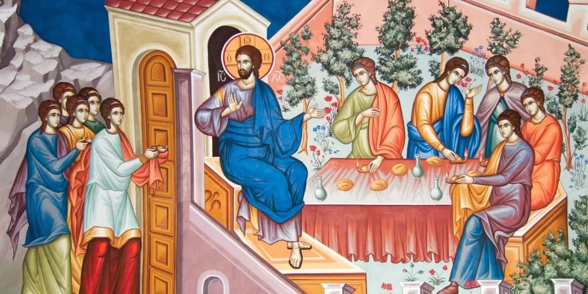 H αγιογραφία της παραβολής των δέκα παρθένων