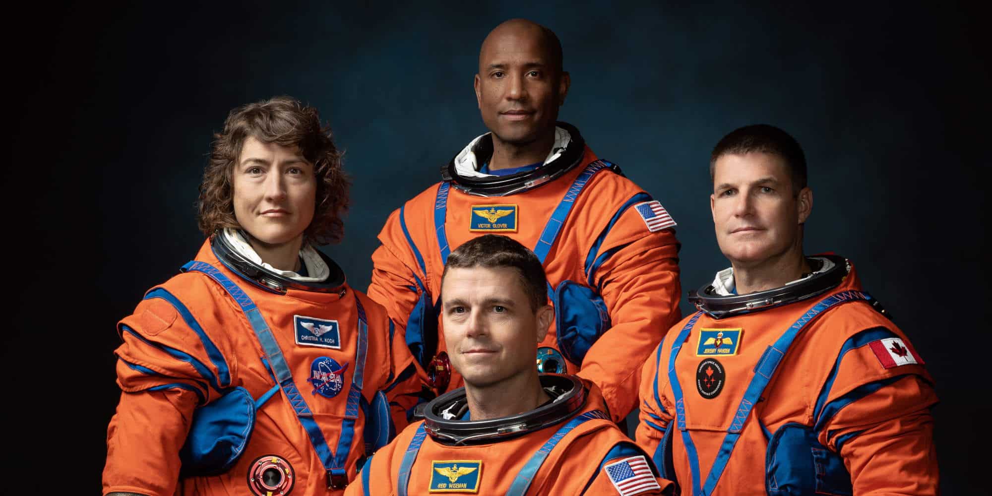 Οι τέσσερις πρώτοι αστροναύτες της αποστολής Artemis II / Φωτογραφία: ΑΠΕ