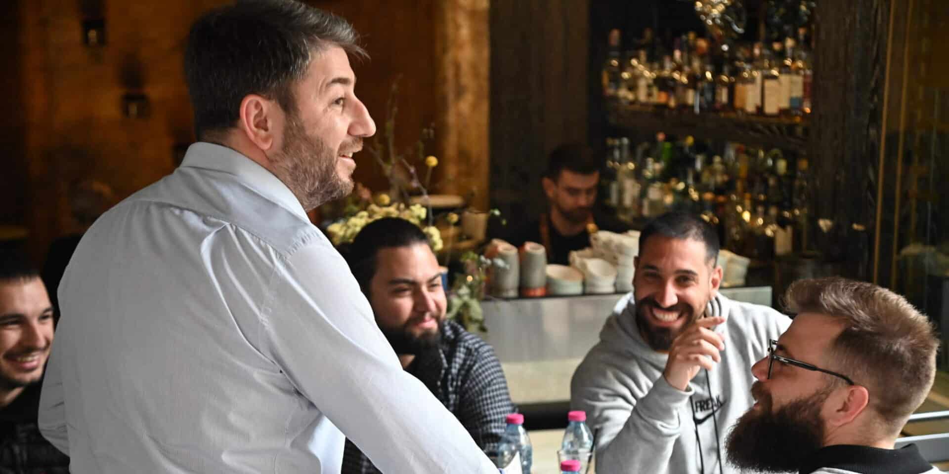 Ο πρόεδρος του ΠΑΣΟΚ, Νίκος Ανδρουλάκης σε περιοδεία του στην Ήπειρο