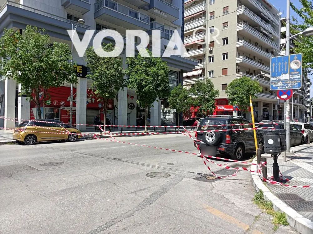 Το σημείο που πυροβόλησαν τον αστυνομικό στη Θεσσαλονίκη 