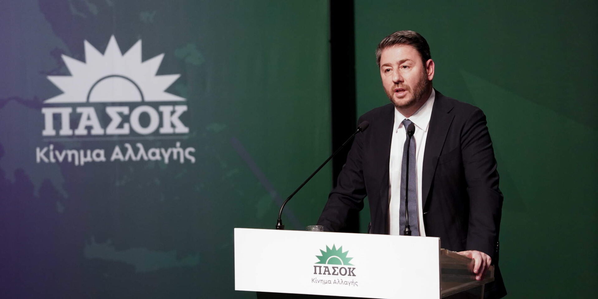 Ο πρόεδρος του ΠΑΣΟΚ, Νίκος Ανδρουλάκης