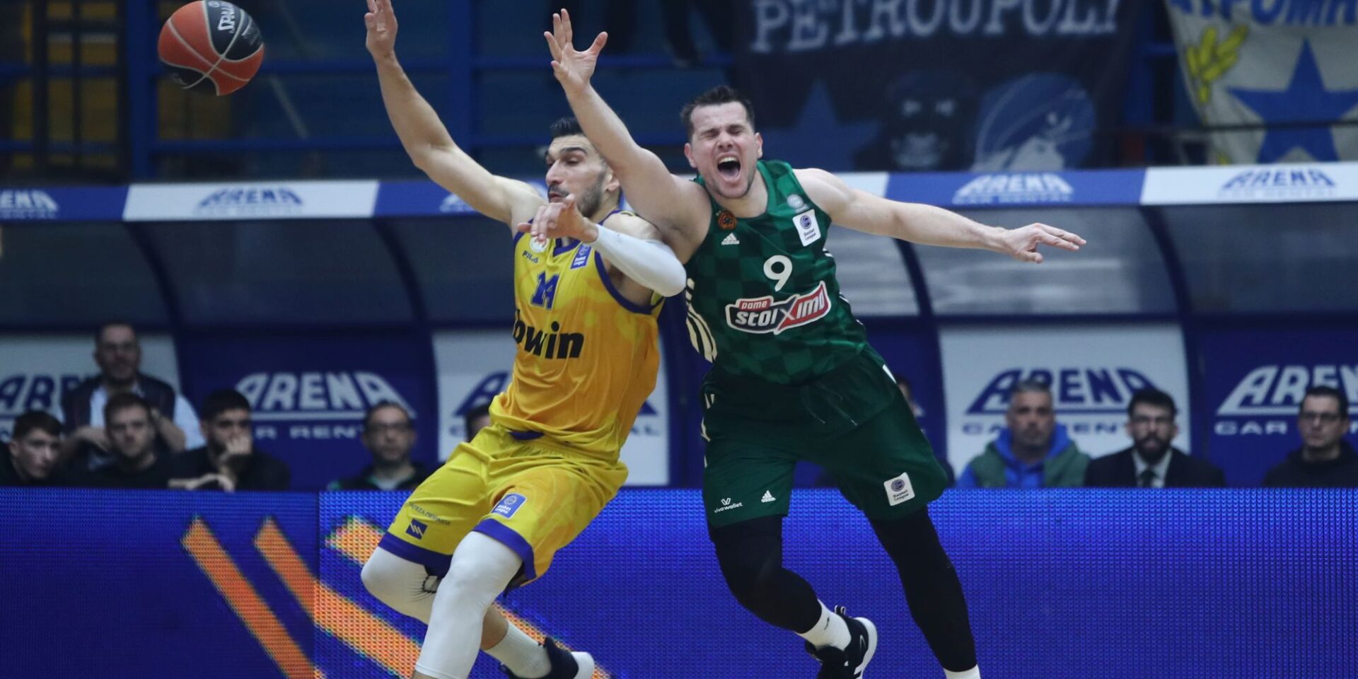Φάση από το Περιστέρι-Παναθηναϊκός για την Basket League