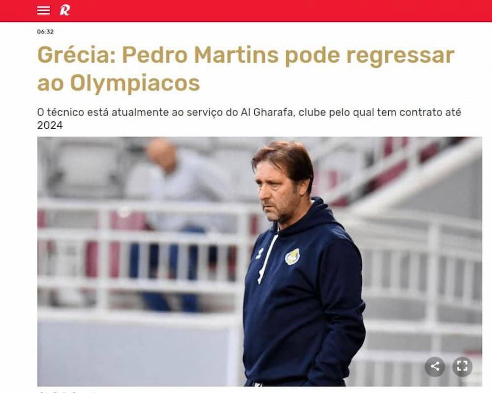 Record: «Ο Ολυμπιακός θέλει πίσω τον Μαρτίνς»