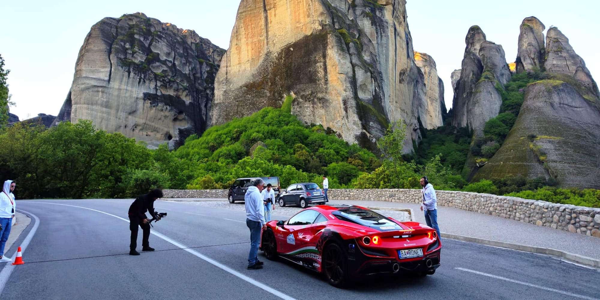 H Ferrari που έσπασε το ρεκόρ Γκίνες στα Μετέωρα