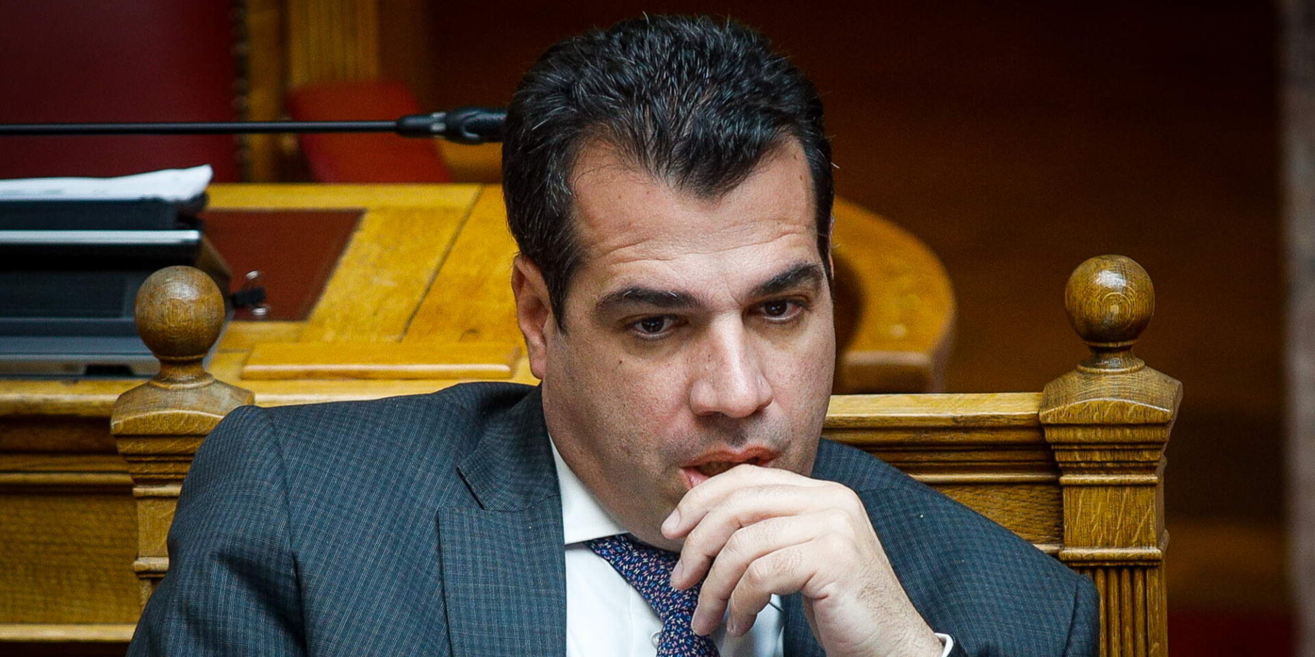 Ο υπουργός Υγείας, Θάνος Πλεύρης