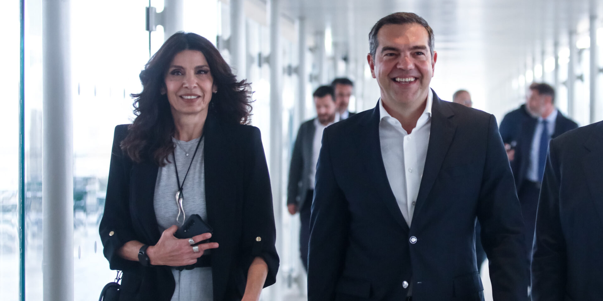 Η Πόπη Τσαπανίδου και ο Αλέξης Τσίπρας