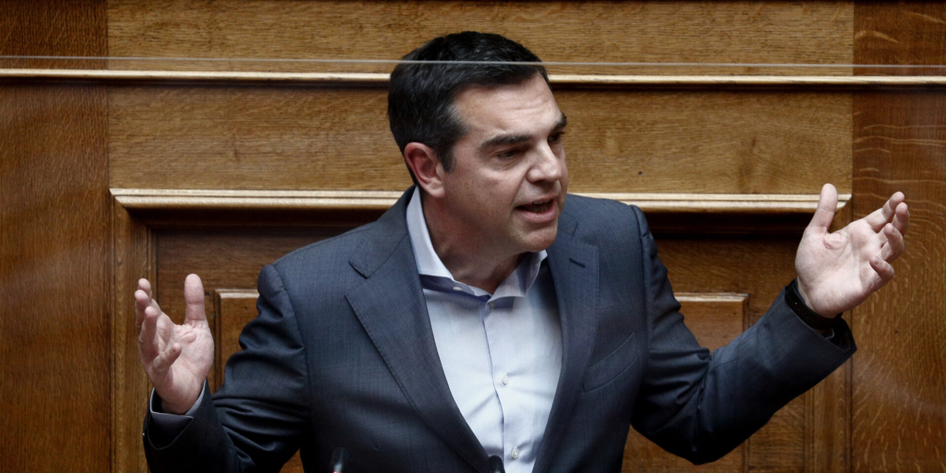 Ο Αλέξης Τσίπρας στη Βουλή