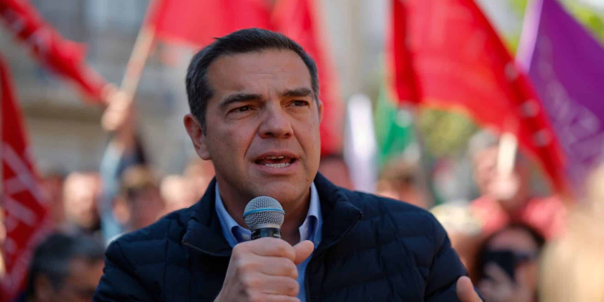 Ο πρόεδρος του ΣΥΡΙΖΑ Αλέξης Τσίπρας στην Χίο
