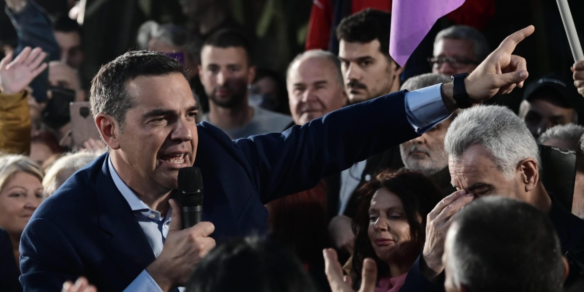 Ο Αλέξης Τσίπρας σε ομιλία
