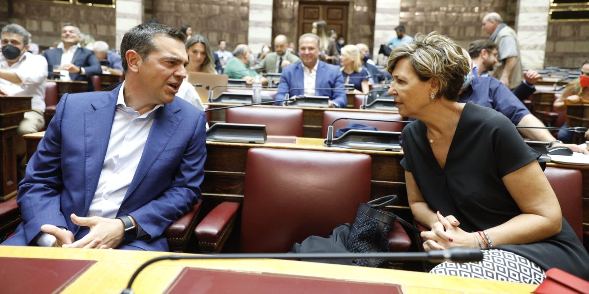 Ο Αλέξης Τσίπρας με την Όλγα Γεροβασίλη