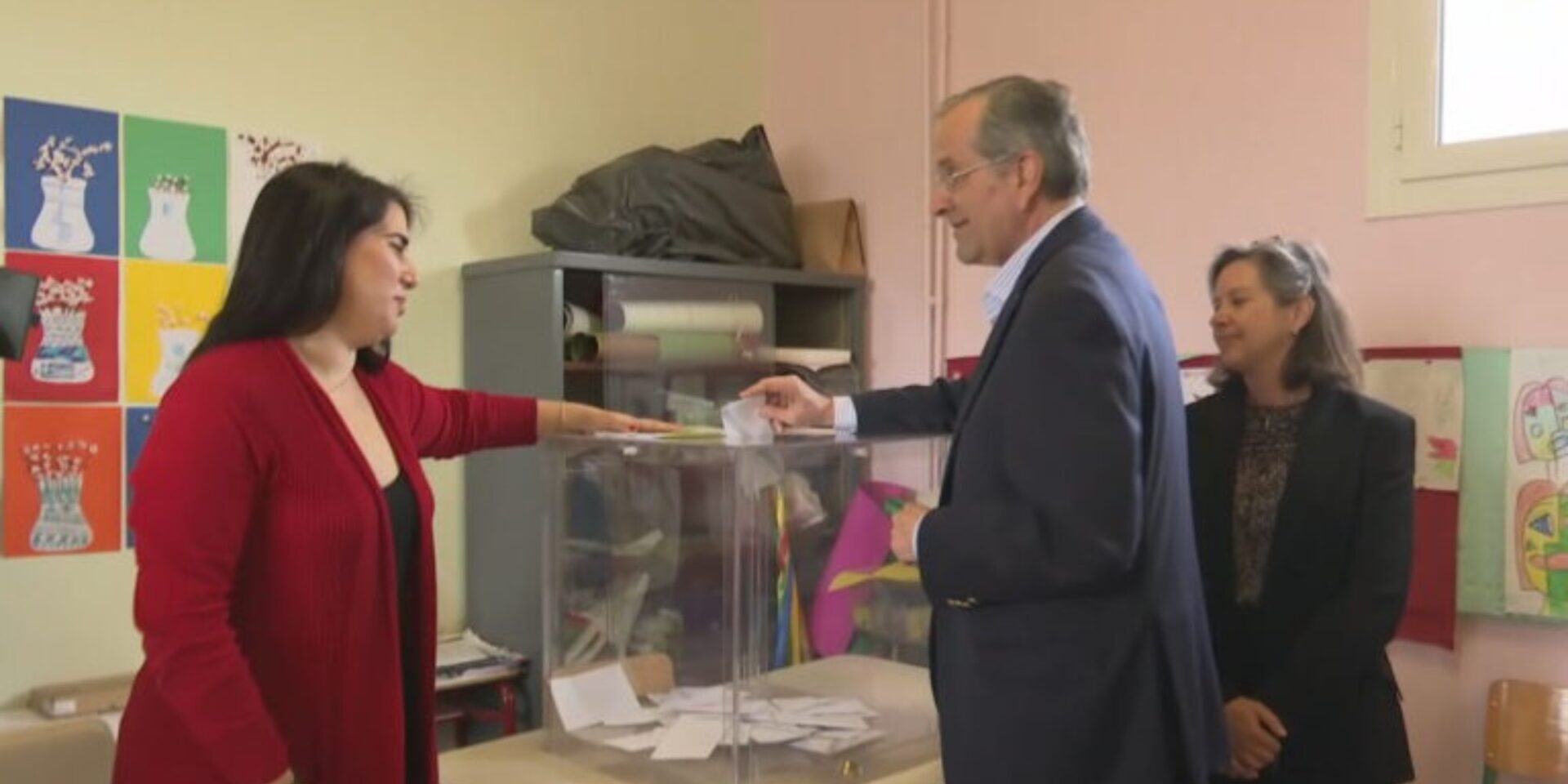Ψήφισε ο Αντώνης Σαμαράς