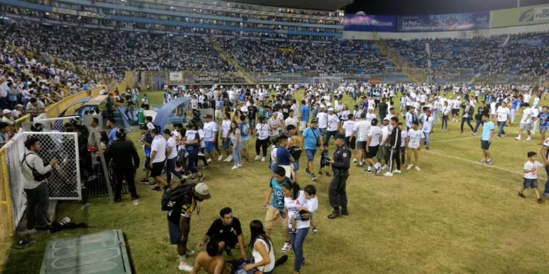 Εικόνα από το γήπεδο της τραγωδίας