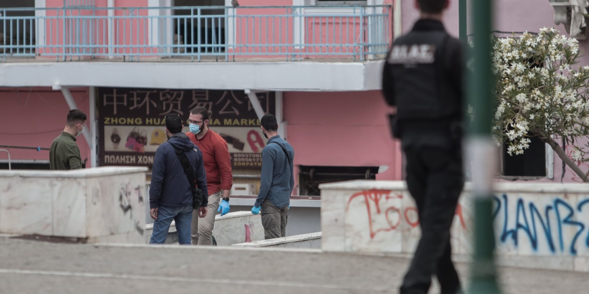 Το σημείο που βρέθηκε νεκρή η γυναίκα στη Βαρβάκειο