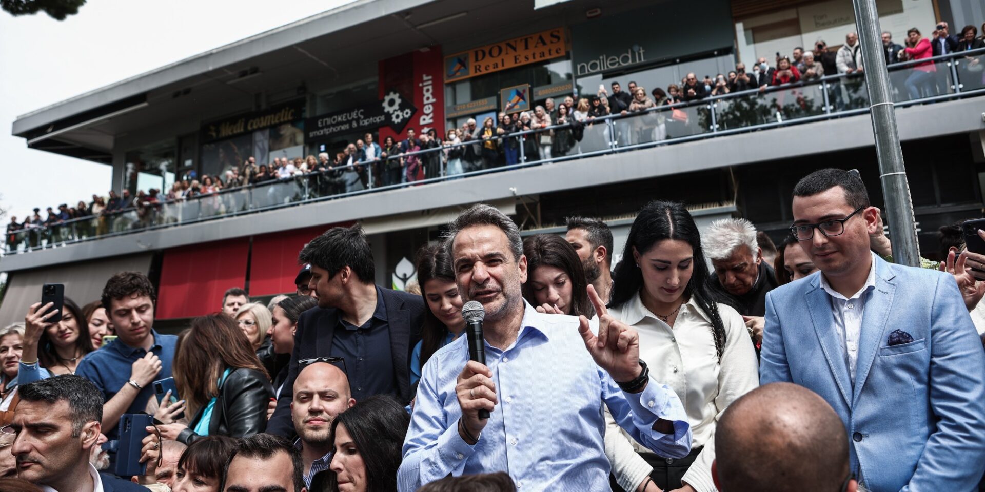 Ο Κυριάκος Μητσοτάκης μίλησε στην Κηφισιά