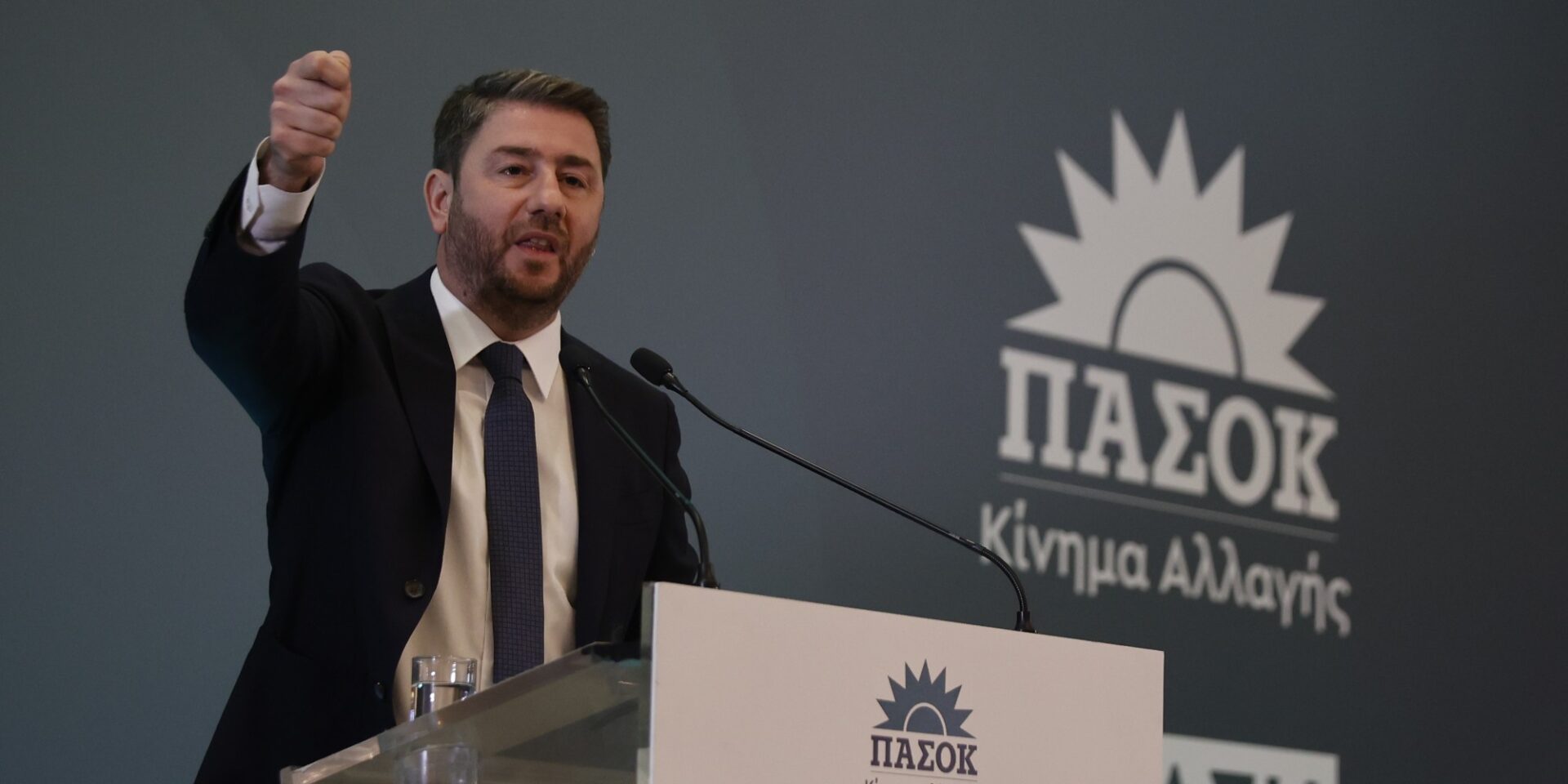Ο πρόεδρος του ΠΑΣΟΚ-ΚΙΝΑΛ, Νίκος Ανδρουλάκης