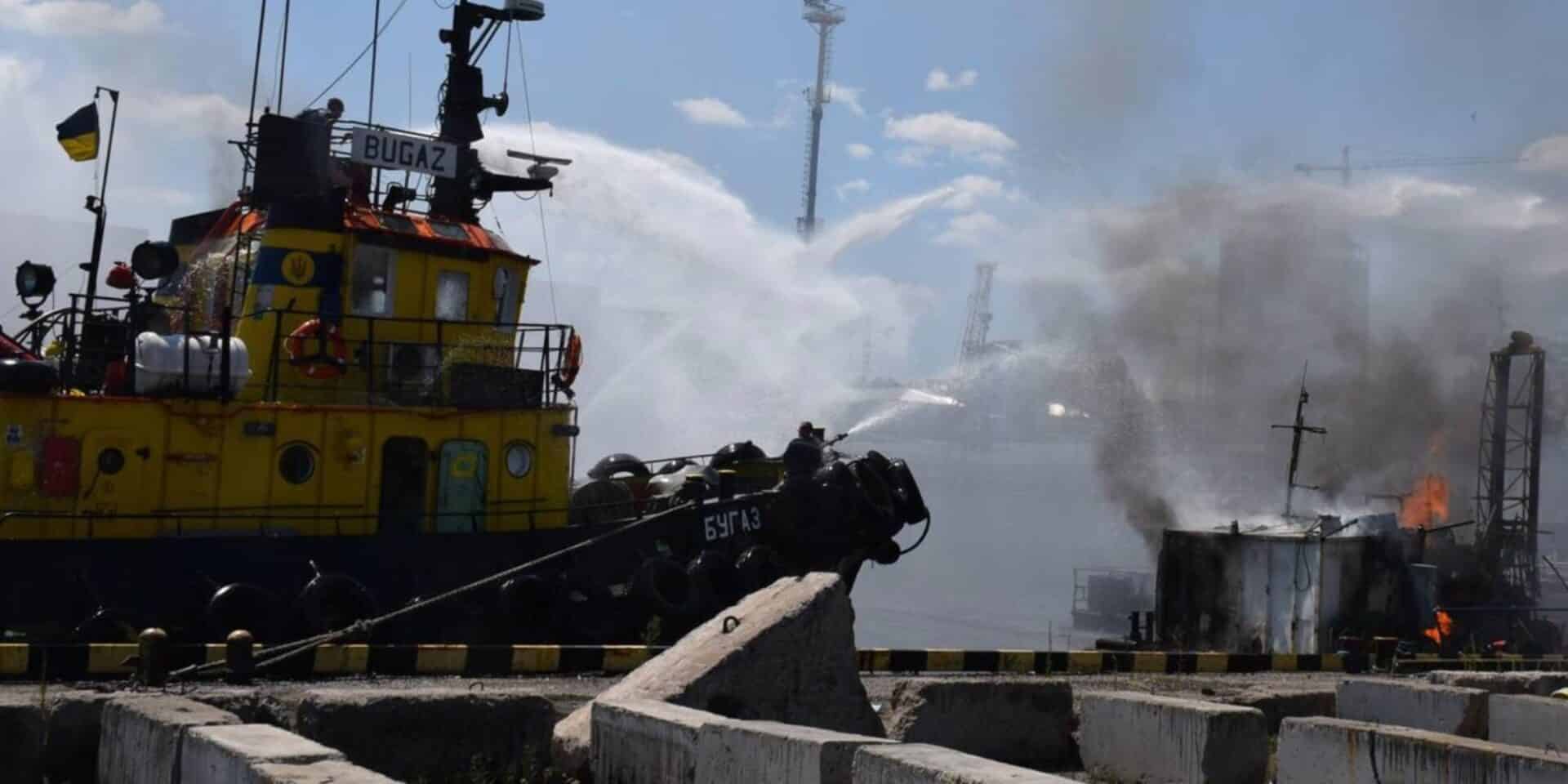Εικόνα από το λιμάνι της Οδησσού
