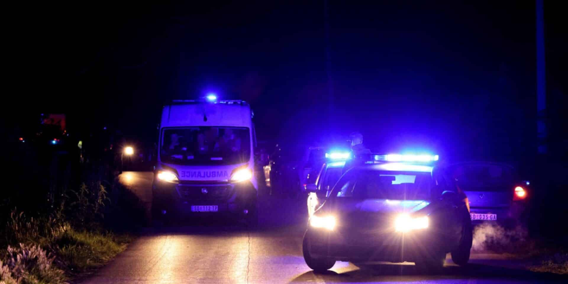 Εικόνα από το σημείο της τραγωδίας στη Σερβία