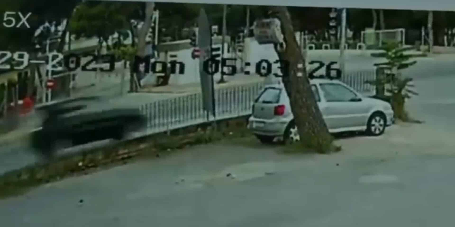 Εικόνα από το τροχαίο