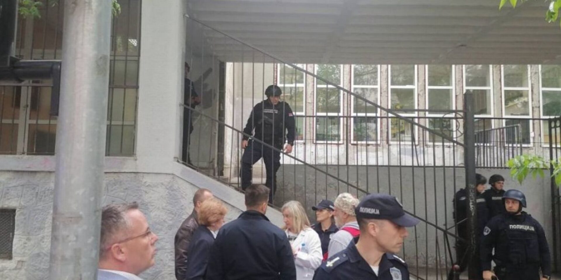Εικόνα από το σχολείο στο Βελιγράδι
