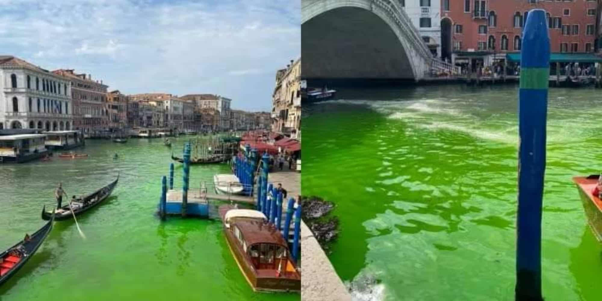Πράσινα νερά στη Βενετία