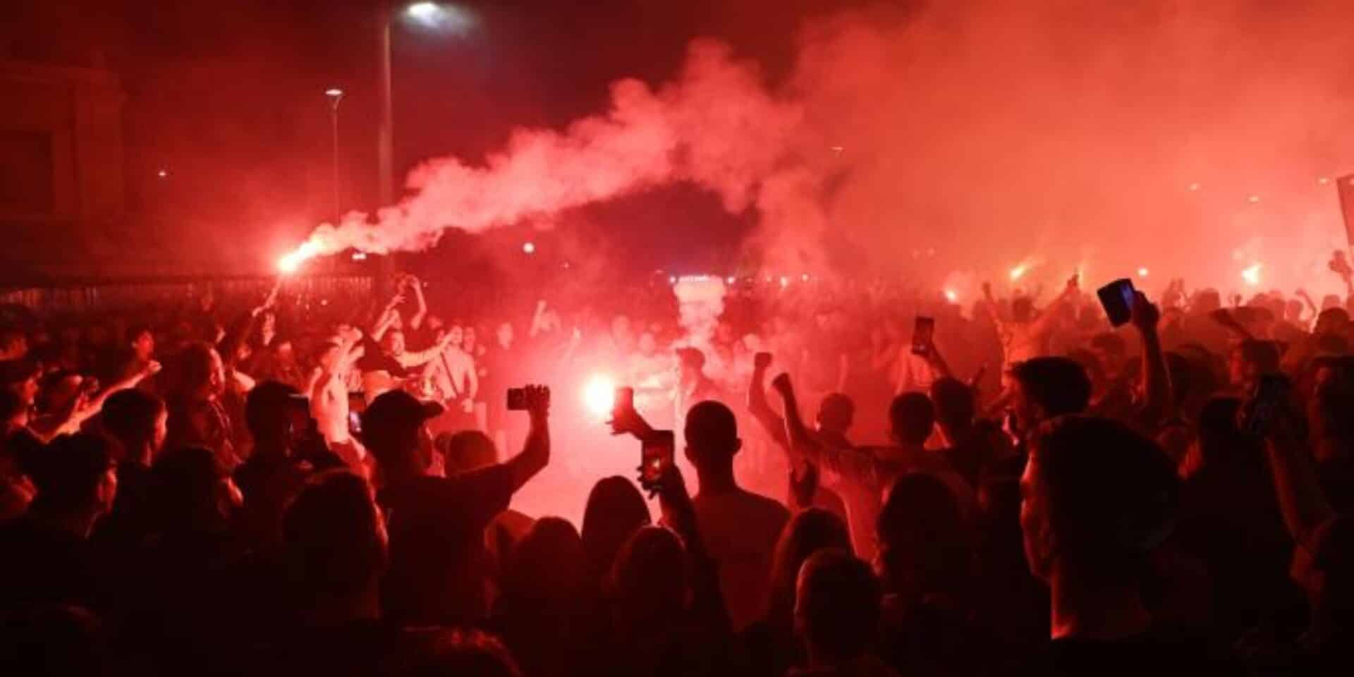 Οπαδοί της ΑΕΚ στα διόδια