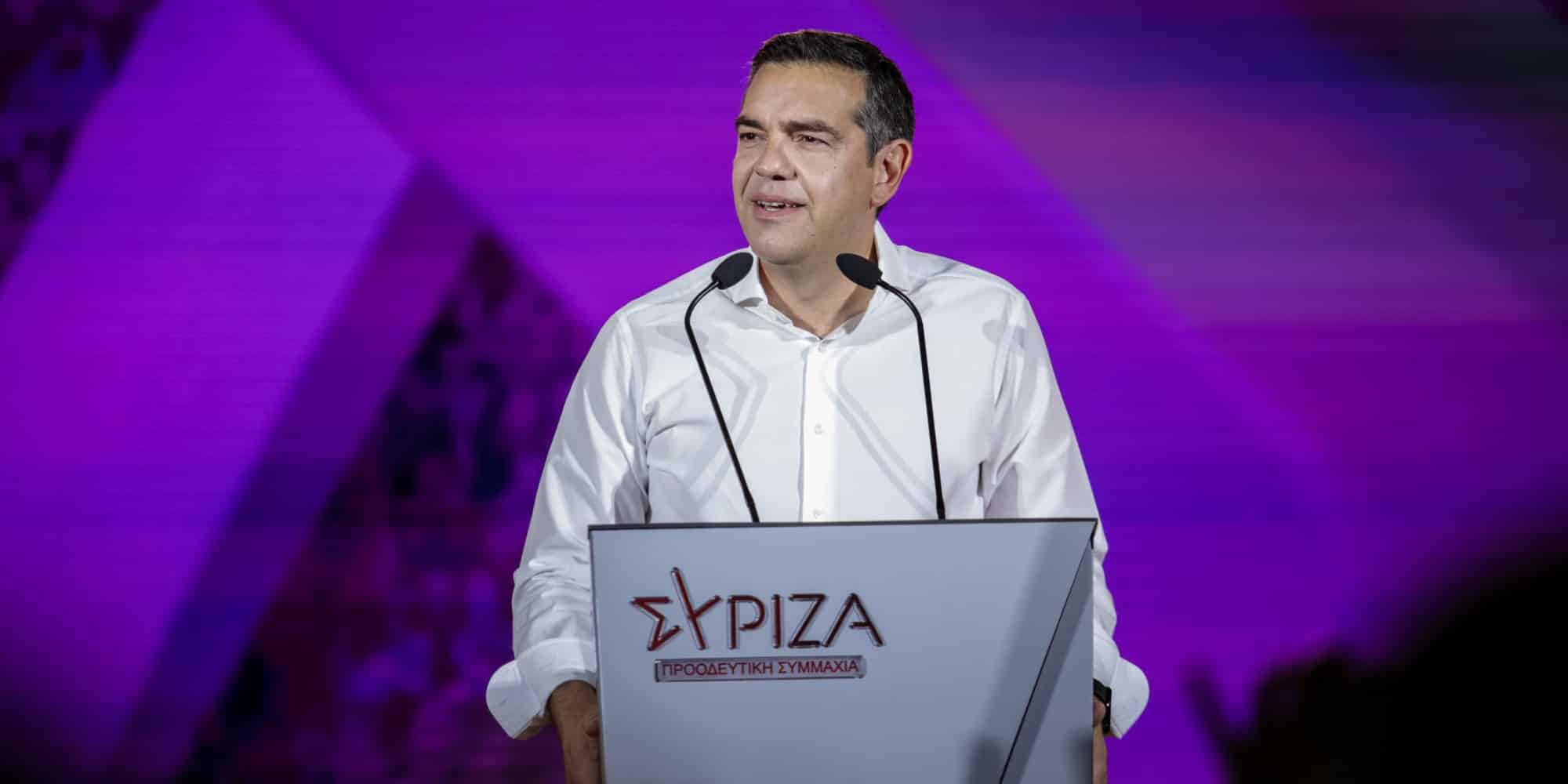 Ο πρόεδρος του ΣΥΡΙΖΑ Αλέξης Τσίπρας στην Πάτρα