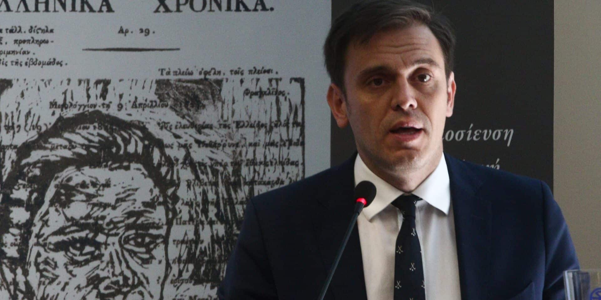 Ο εκπρόσωπος Τύπου του ΠΑΣΟΚ-Κινήματος Αλλαγής, Δημήτρης Μάντζος