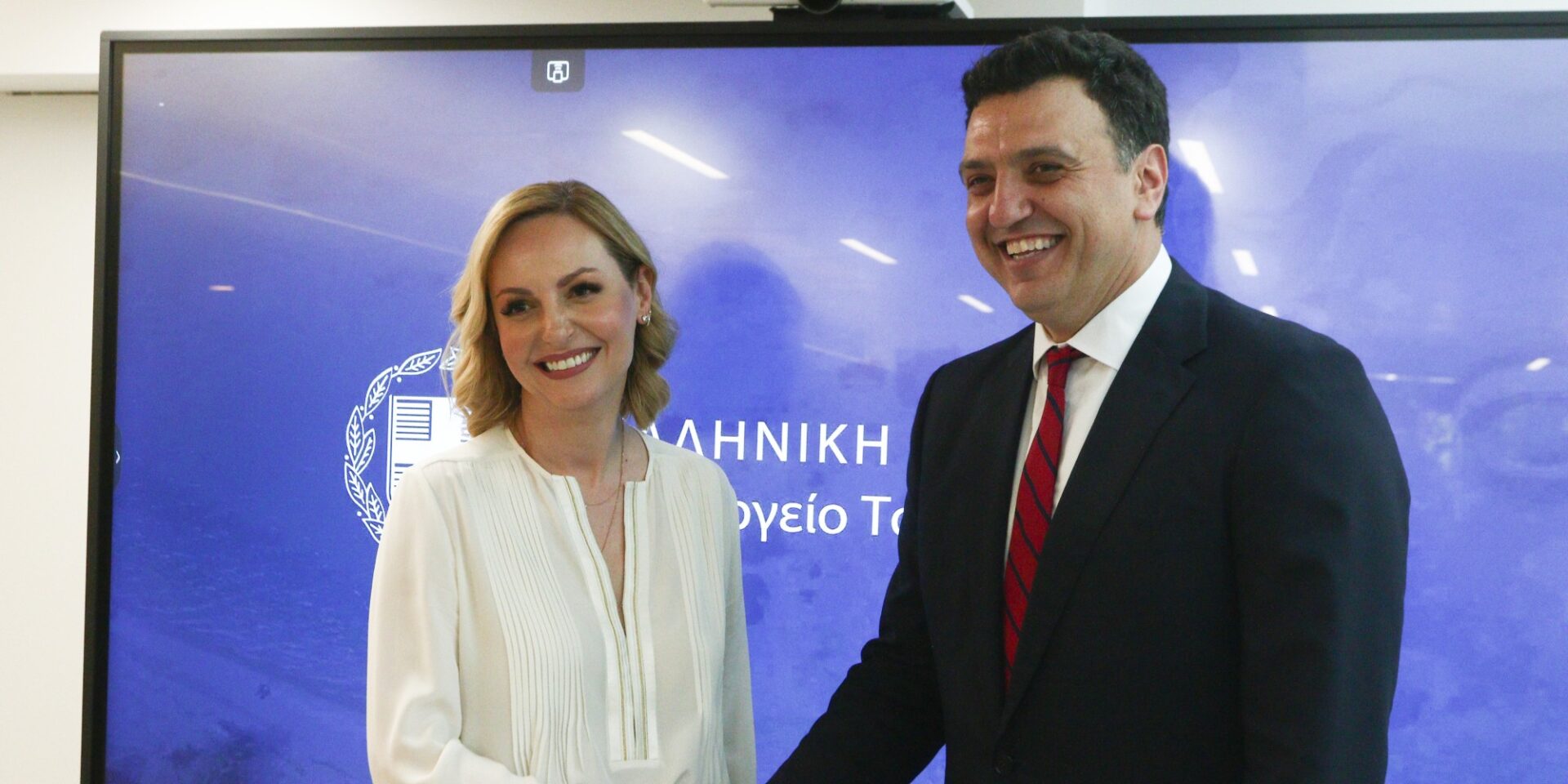 Η Ιωάννα Δρέττα και ο Βασίλης Κικίλιας