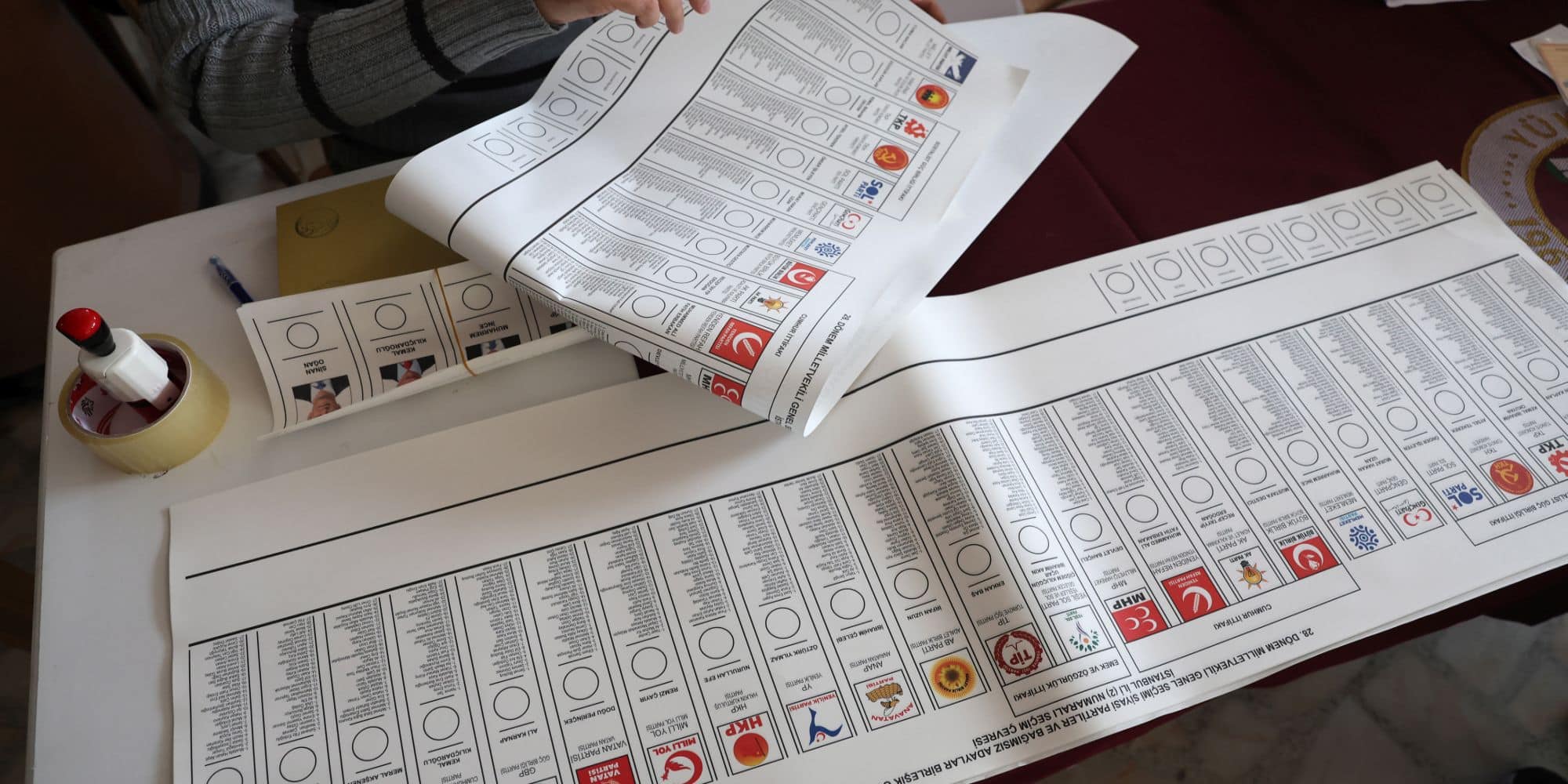 Ψηφοδέλτια στις εκλογές στην Τουρκία