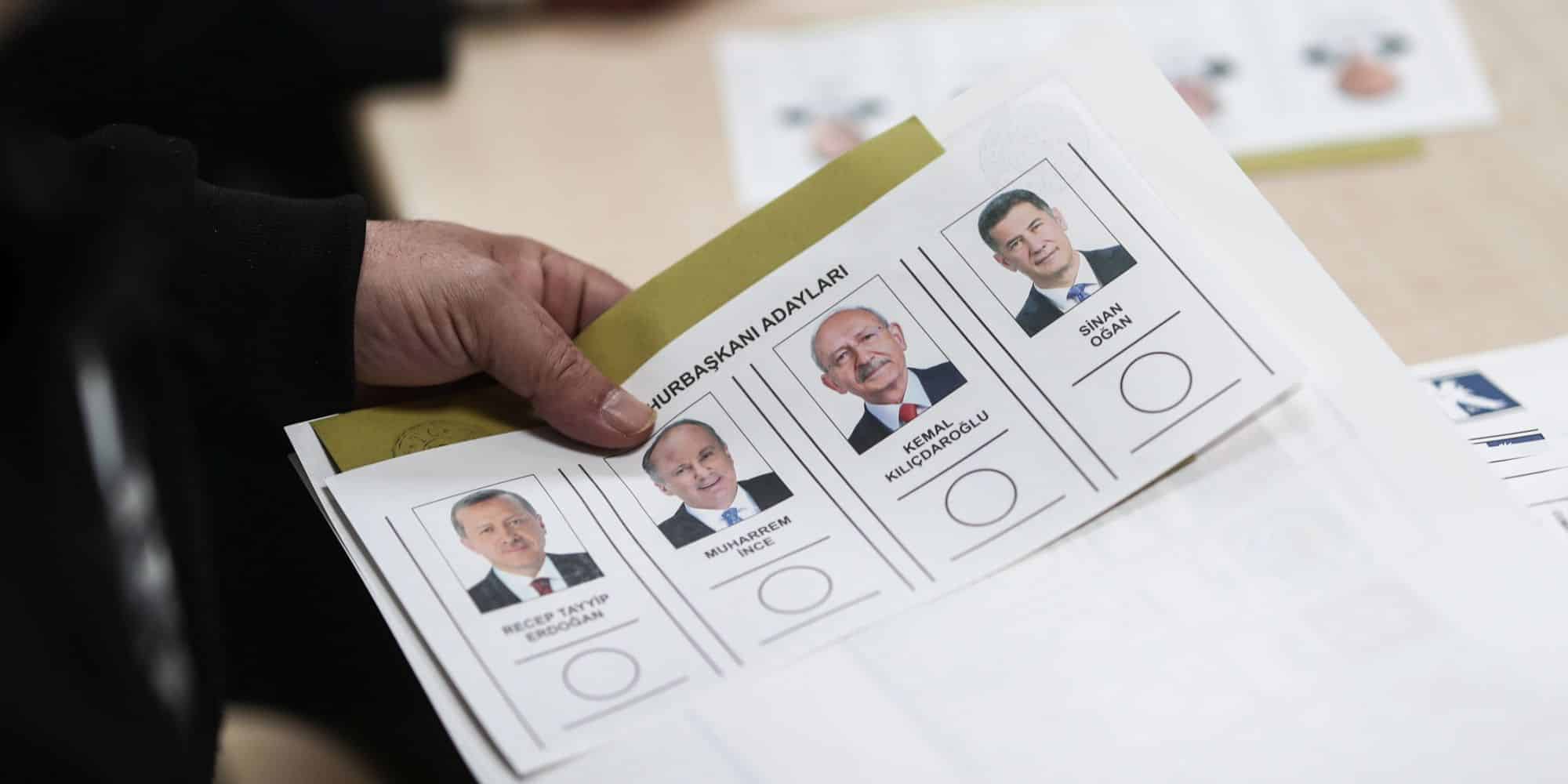 Ψηφοδέλτιο στις εκλογές στην Τουρκία