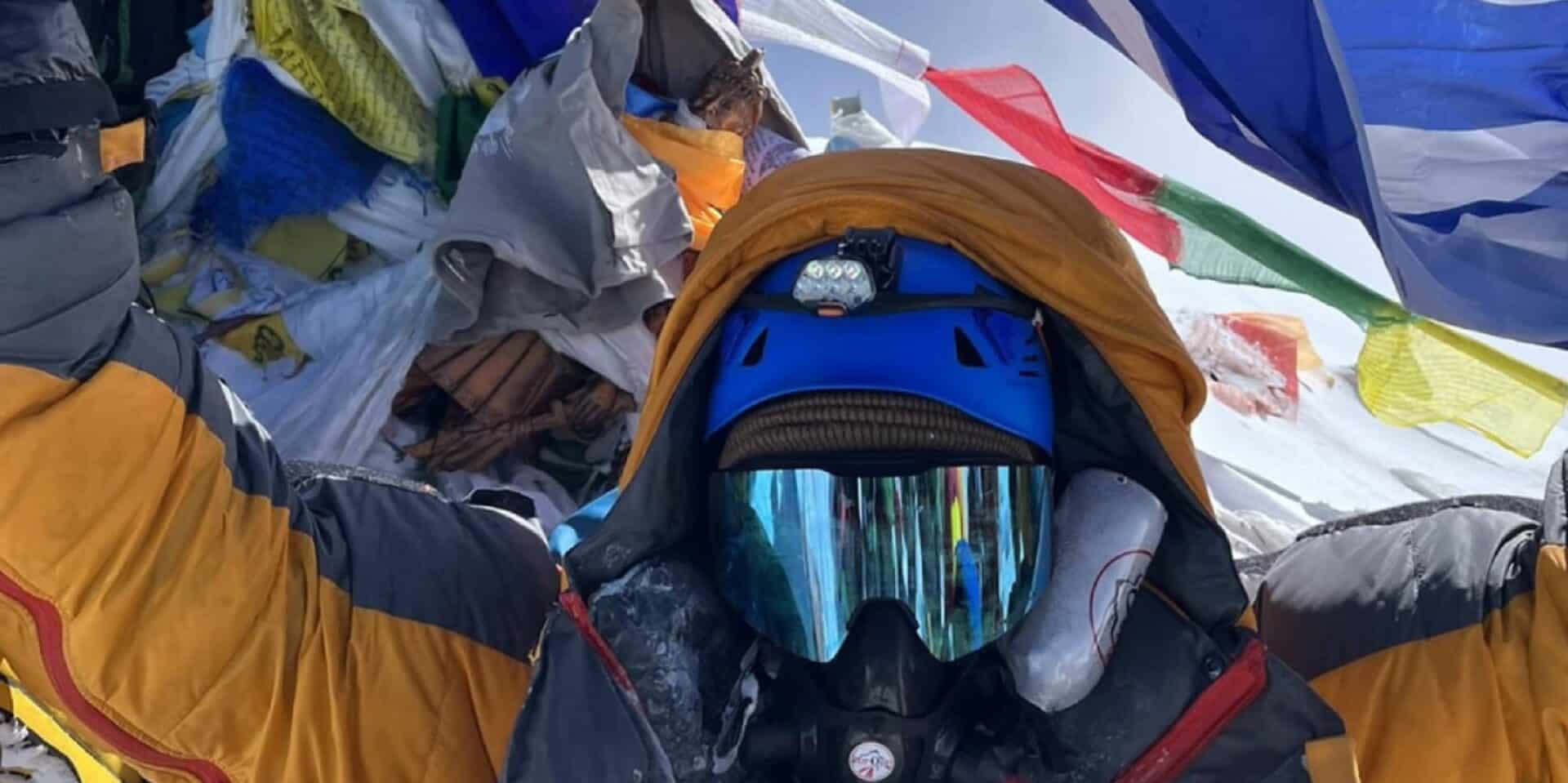 Ο Μάριος Γιαννάκου στην κορυφή του ΈΒερεστ