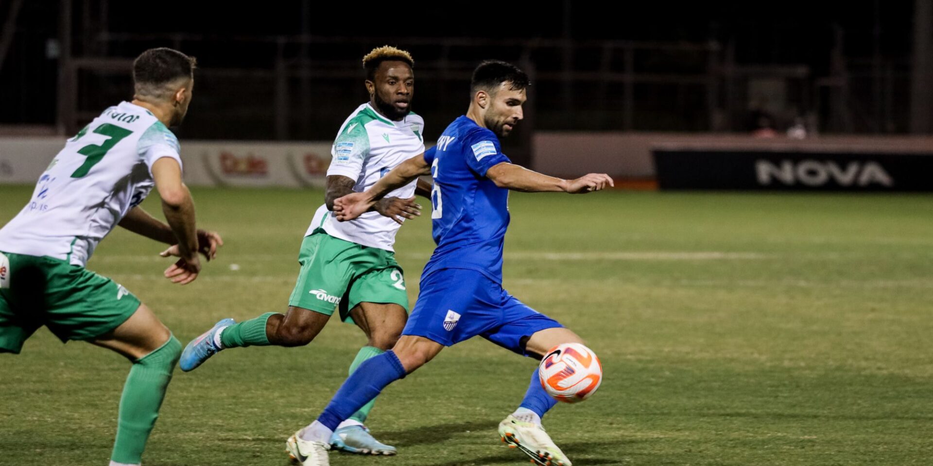 Φάση από Λεβαδειακός - Λαμία στην Super League