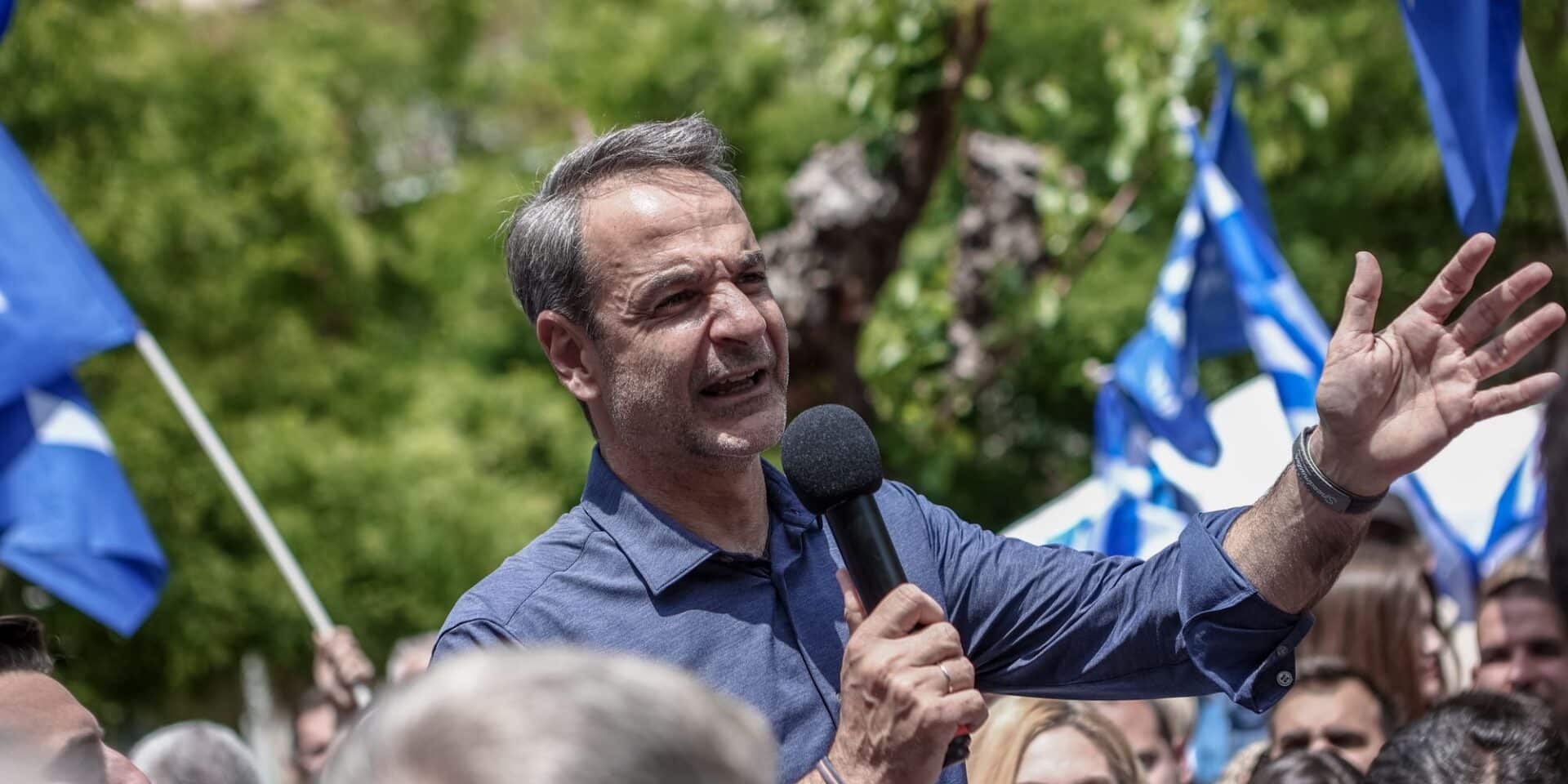 O Κυριάκος Μητσοτάκης στην Κυψέλη
