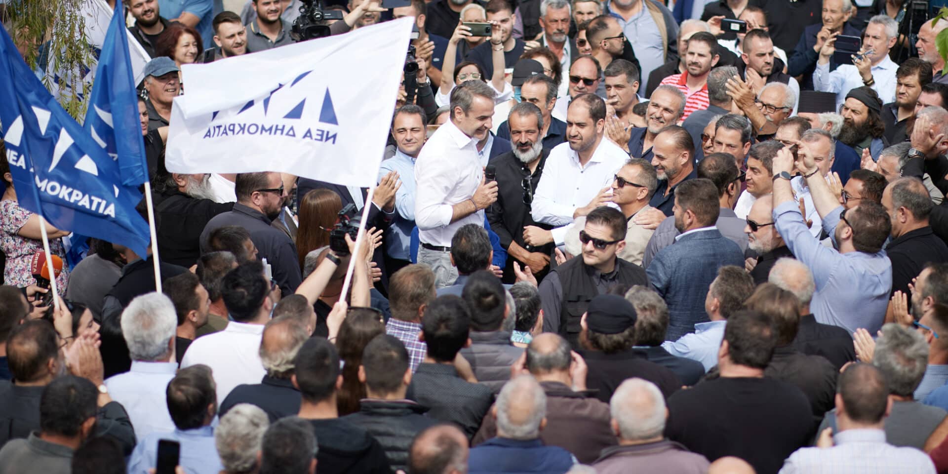 Ο Κυριάκος Μητσοτάκης στην Κρήτη