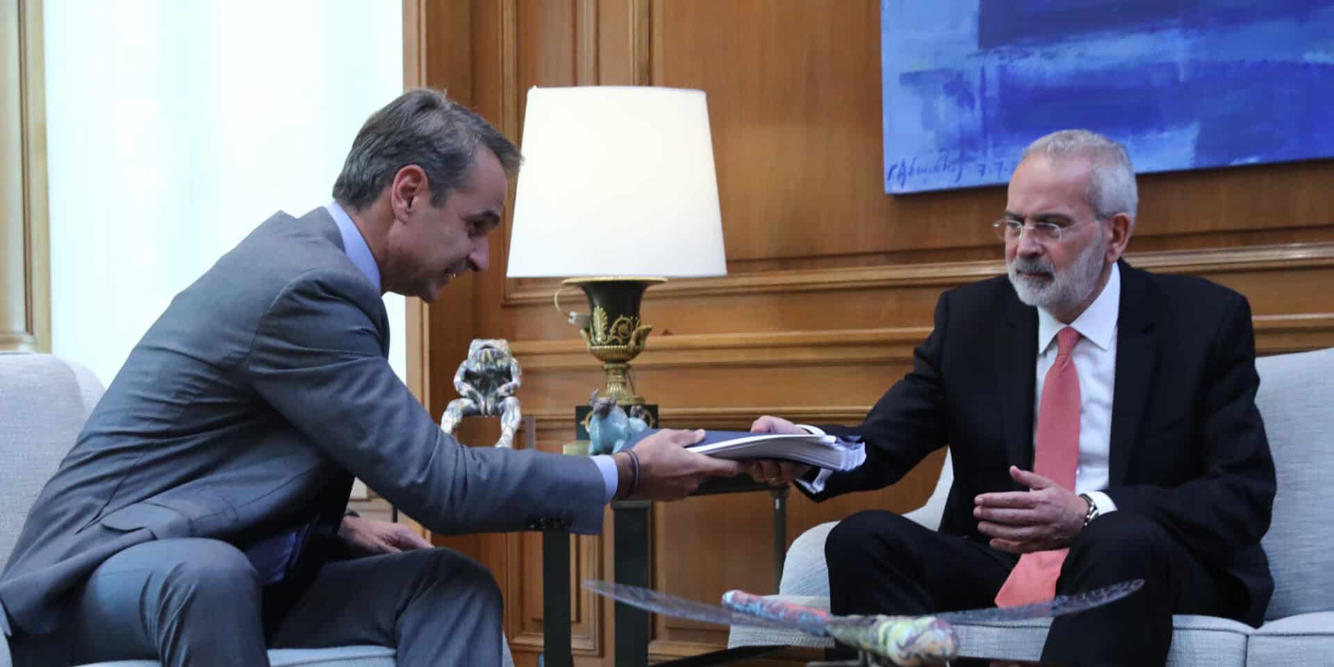 Κυριάκος Μητσοτάκης και Ιωάννης Σαρμάς